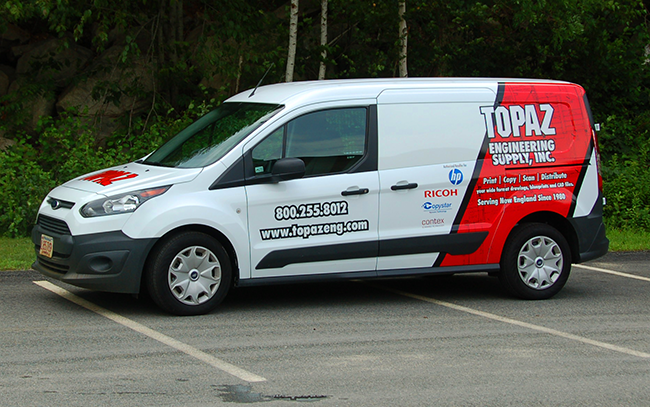 Our fleet of service vans are ready to solve your printing problems